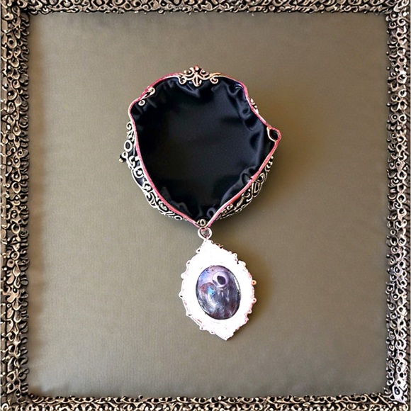 Hand Crafted Jewelry - Cute! Hand crafted Jack and Sally cameo necklace